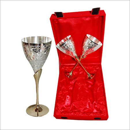 Silver Plated Wine Glasses