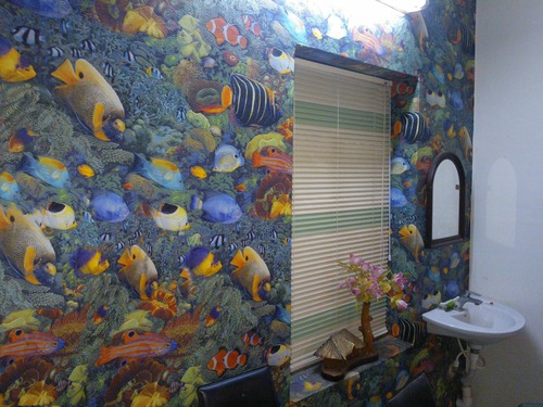 Pvc Aquarium Wallpaper