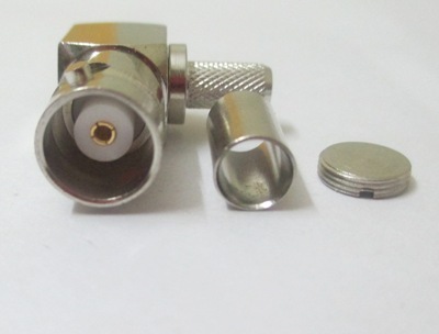 BNC (F) R/A Connector for RG58 Cable