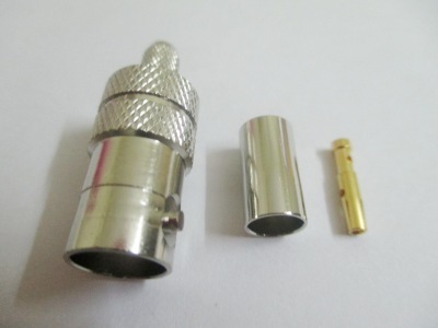 BNC (F) Straight Connector for RG11 Cable