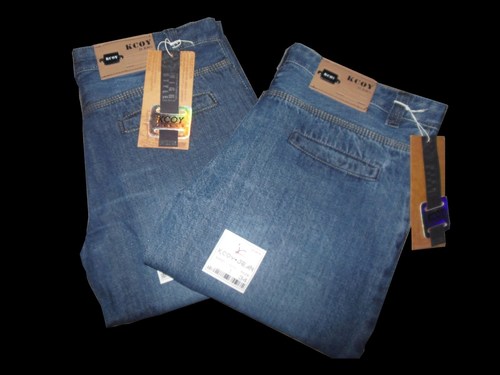 Blue Jeans - Denim Cotton & Lycra Blend, Slim Fit Size 30-42, Washable, Available in Dark Blue, Mid Blue, Light Blue