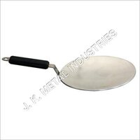 Aluminum Tawa - 10 Inch, Silver | Heat Resistant Handle, Rust Proof, Durable, Perfect Finish, Various Sizes Available