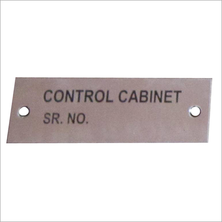 Custom Aluminum Anodised Labels