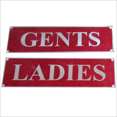Aluminium Anodised Label