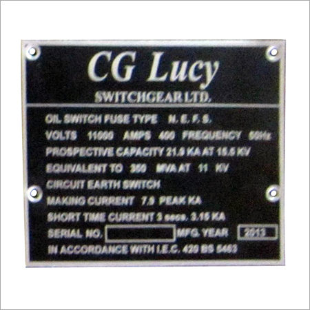 Aluminium Metal Labels