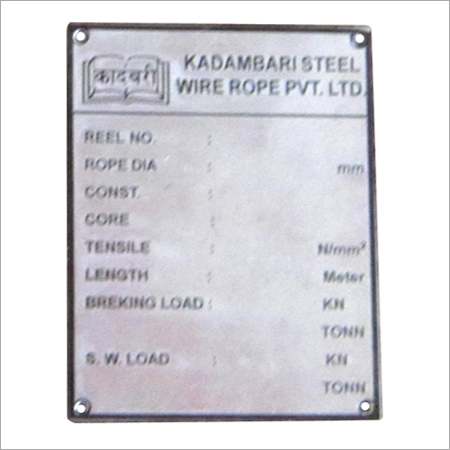 Metallic Anodised Labels