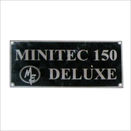Aluminium Anodised Labels