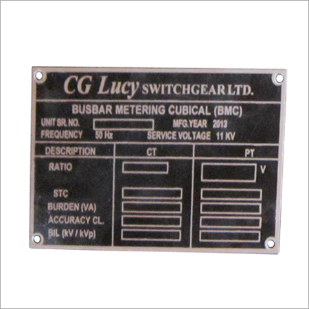 Anodized Label Plates