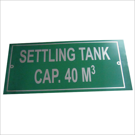 Aluminum Sign Label Plate