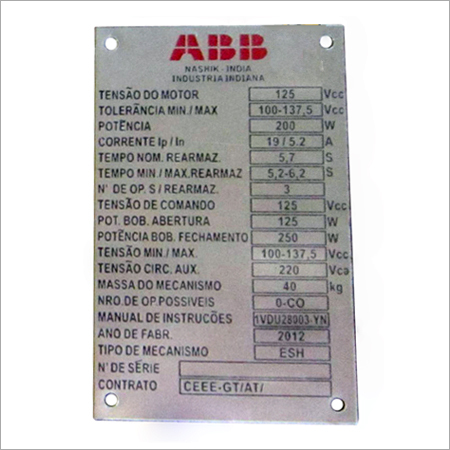 Stainless Steel Labels