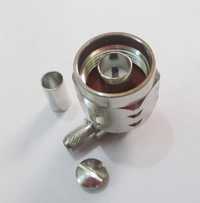 N (m) R/a For Rg 58 Cable - 50 Ohm Impedance, 0-3 Ghz Frequency Range, 1500 Volts Rating, Silver-plated Brass Contacts | Application As Semiconductor Dopant, Weight: 10-15 Grams