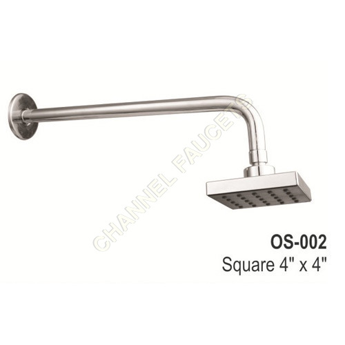 square overhead shower