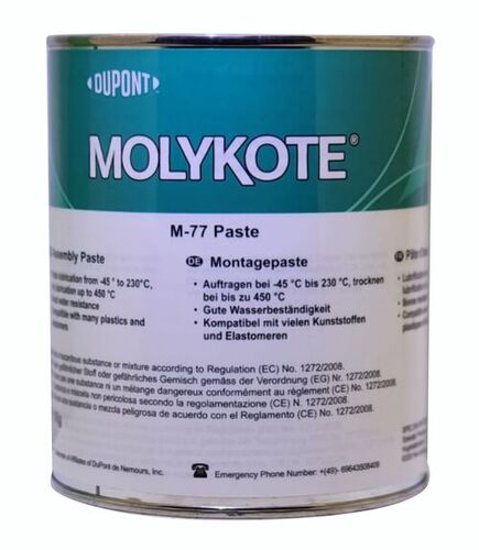 Black And Grey Molykote M77 Grease