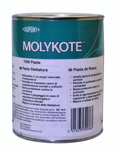 Molykote 1000 Solid Lubricant Paste Application: For Bolted Joints And Cylinder Head Bolts