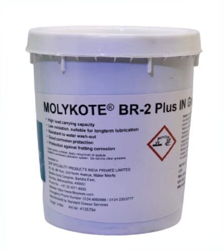 Molykote Br2 Plus Grease Application: For Metal That Have Medium To High Loads And Slow To Fast Movements