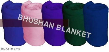 Blue Elegant Polar Fleece Blanket