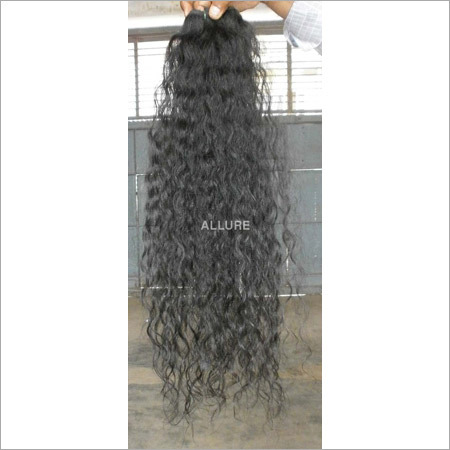 Machine Weft Curly Straight Hair
