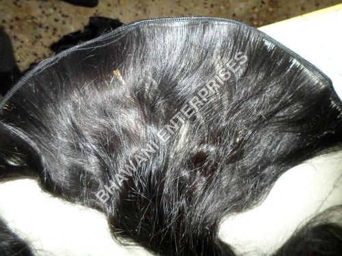 Black Human Hair Machine Weft