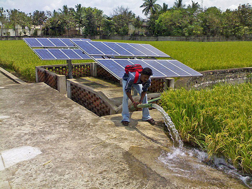 Solar Powered Irrigation Pump