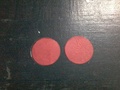 Glass Mica Sheet - Variable Thickness, Red Round Design | Durable, High Temperature Resistance, Unbreakable Smooth Finish