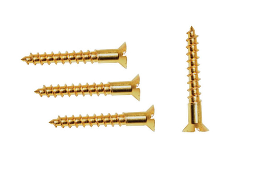 Brass Slotted Csk Flat Head Screws