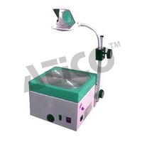 Over Head Projector - Thick Mild Steel Body, 285mm Writing Surface | Dual Halogen Bulb System, Solid State Control