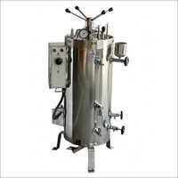 Vertical Sterilizer - Steel 50-150 Kilograms Steam Working Pressure 1.26 kgf/cm2 | Corrosion & Abrasion Resistance Excellent Performance Easy Handling