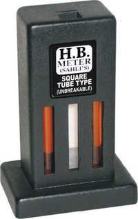 Haemoglobinometer (sahli's) - Polycarbonate Square Tube, 3 Window Color Comparator Holder, Black With Acrylic Screen | 100% Accuracy, Highly Efficient, Laboratory Usage