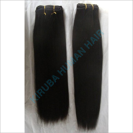 Black Weft Straight Hair