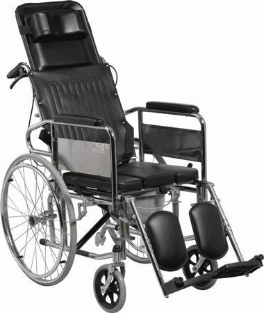 Steel Wheelchair Reclining High Back