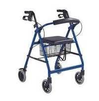 Plastic Walker Rollator Foldable Aluminum