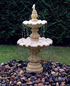 Carved Sandstone Fountain
