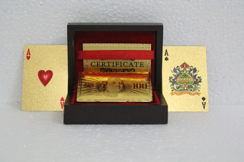 Gold Plated Playing Cards