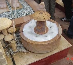 Wood Marble Fountain