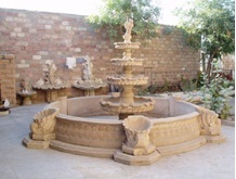 Sandstone Garden Fountain