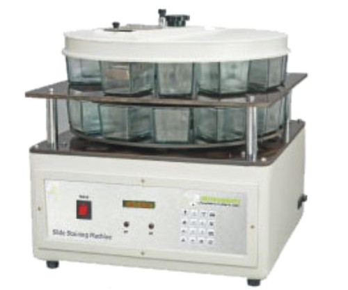 Microprocessor Controlled Slide Staining Machine