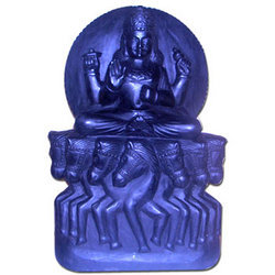 Marble Surya Graha Statue