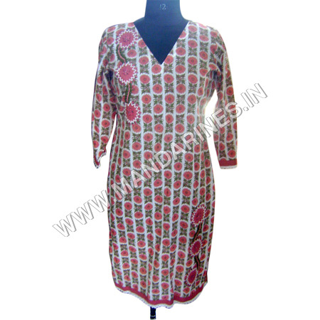 Patchwork Kurta with Lace
