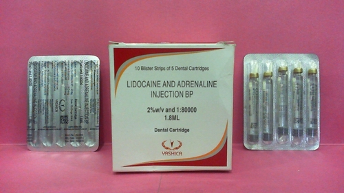 Lidocaine and Adrenaline Injection 2%+1