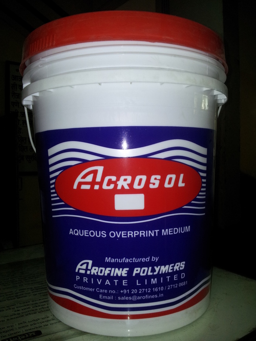 Aqueous Overprint Mediums