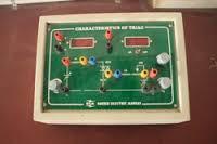Characteristics Of SCR - 0-30VDC/150mA & 0-1VDC/150mA Power Supplies, 3 Round Meters, SCR 2P4M Mounted, 4mm Sockets