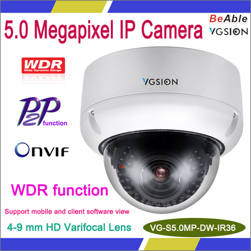 4-9 mm HD Varifocal Lens FULL HD IP Camera