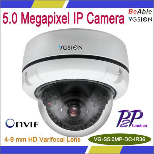 Support TF Card Slot Vandal Proof Dome IP Camera