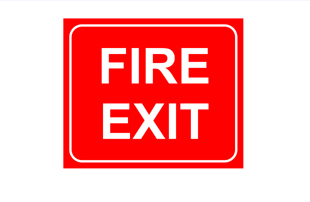 Safety Signs (Fire Exit)