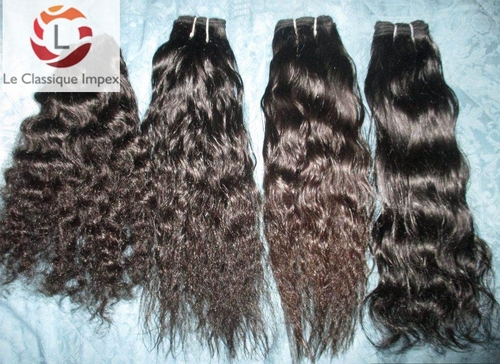 Virgin Remy Human Hair - Human Hair, Various Lengths, Dark Brown, Wavy | Natural Look, Soft Texture, Healthy Shine, Easy to Manage