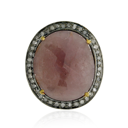 Diamond Gemstone 18k Gold Ring Jewelry