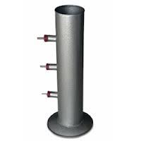 Cylinder Spouting - Sheet Metal, 400x68 mm, Three Equal Size Offices | Depth Pressure Demonstration