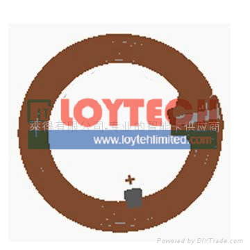 13.56 MHz. HF Round Paper RFID Tag
