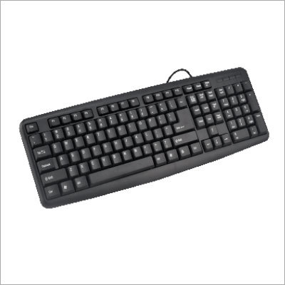 Keyboard - ABS Plastic 440x140mm Black, Wired USB, QWERTY Layout, Durable Design