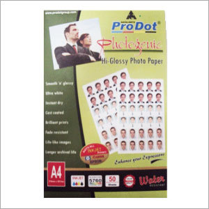 Photo Paper - Glossy 180gsm A4, 50 Sheets | Inkjet Compatible, Vibrant Colors, Professional Prints